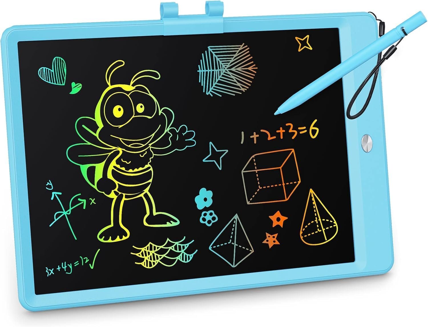 KOKODI LCD Writing Tablet, Gifts for 3 Years Old Boys and Girls,10 Inch Colorful Doodle Board Drawing Tablet, Erasable Reusable Electronic Drawing Pads, Educational and Learning Toys for Kids