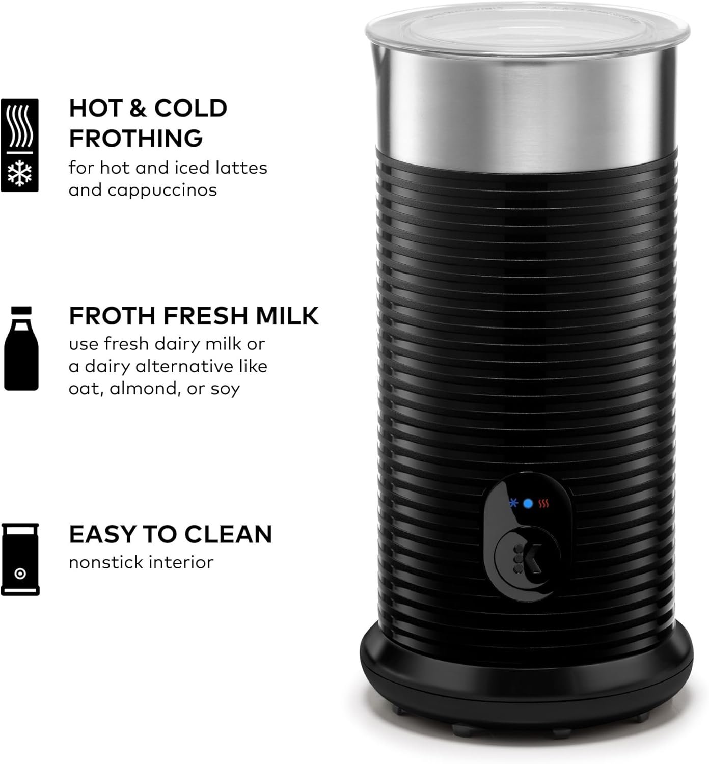 Keurig K-Café Barista Bar Single Serve Coffee Maker and Frother, with 3 Brew Sizes, Hot and Cold Coffee Capabilities, 2oz Coffee Shot Button, Black - Image 5