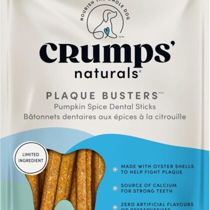 Crumps' Naturals Pumpkin Spice Plaque Busters 7" - 8 Pack