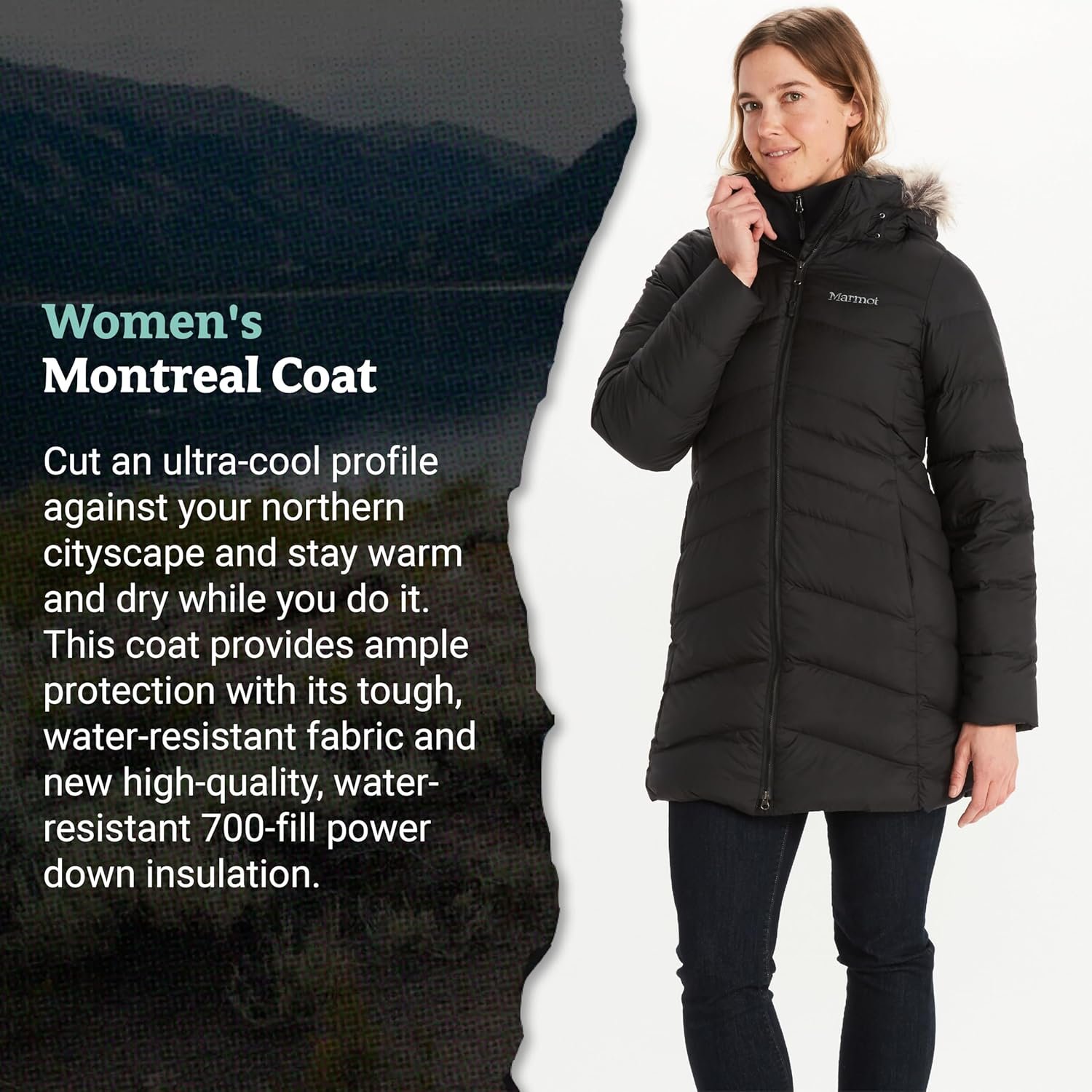 MARMOT Women's Montreal Mid-thigh Length Down Puffer Coat - Image 5