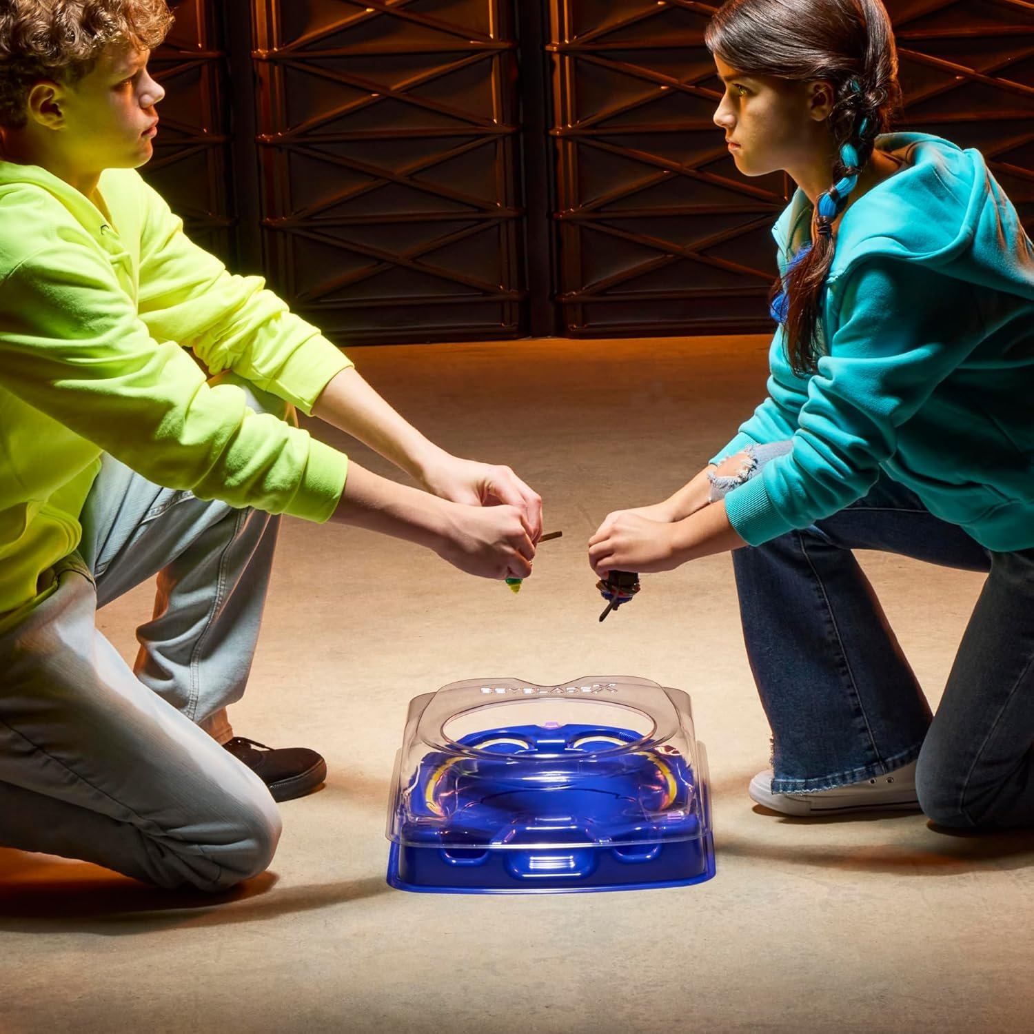 Beyblade X Drop Attack Battle Set with Beystadium Arena, 2 Takara Tomy Tops & Launchers, Impact Drake 9-60LR & Hover Wyvern 3-85N, Battling Game Toys, Kids, Ages 8+ - Image 8