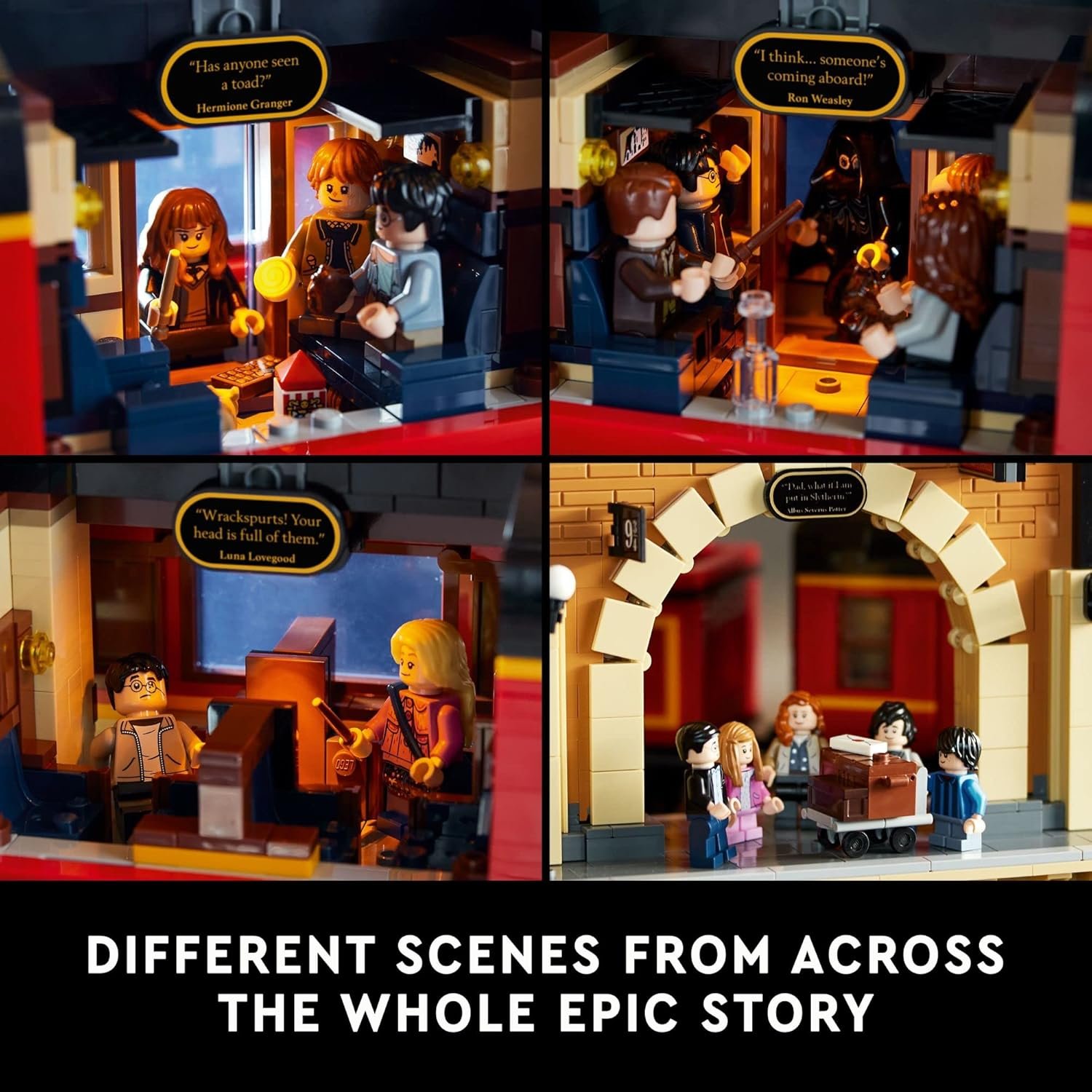 LEGO Harry Potter Hogwarts Express – Collectors' Edition 76405, Iconic Replica Model Steam Train from The Films, Collectible Memorabilia Set for Adults - Image 5