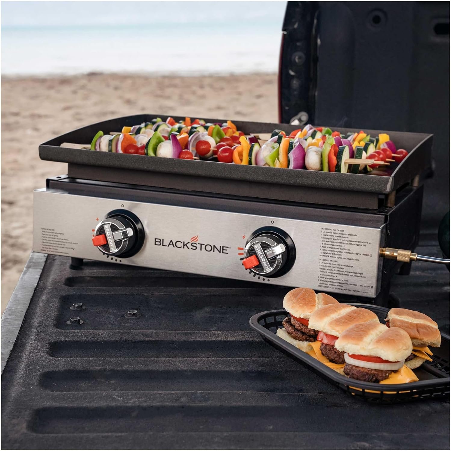Blackstone 22 Inch Griddle Table Grill with 2 Burners - Image 5