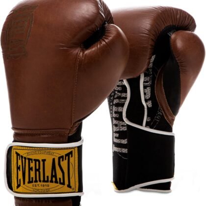 Everlast 1910 Boxing Gloves | Advanced Gloves for Men and Women | Hook and Loop with Triple-Layer Foam & Wrist Support for Injury Prevention | Heavy Bag & Speedbag Training