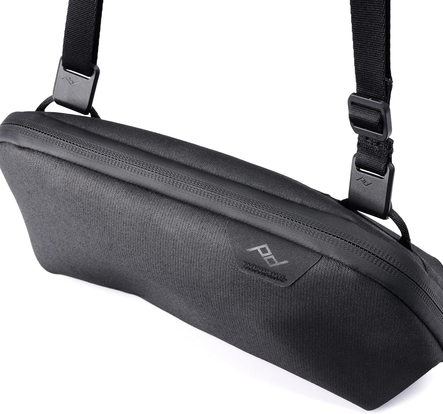 Peak Design Small Tech Pouch, Black, Electronics Organizer for Travel or Everyday Carry, Origami-Style Storage, Cable Pass-Through, Weatherproof Recycled Nylon, Gear Carry Bag for Men and Women - Image 4