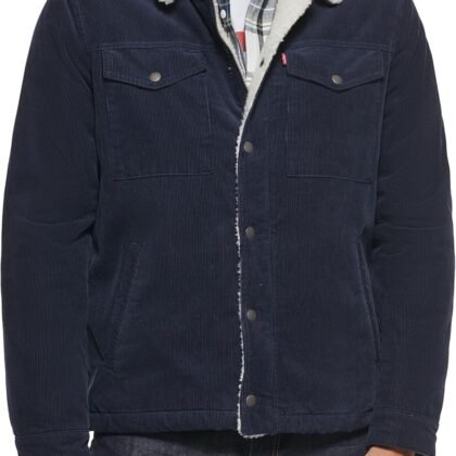 Levi's Men's Corduroy Sherpa Lined Trucker Jacket (Regular & Big & Tall Sizes)