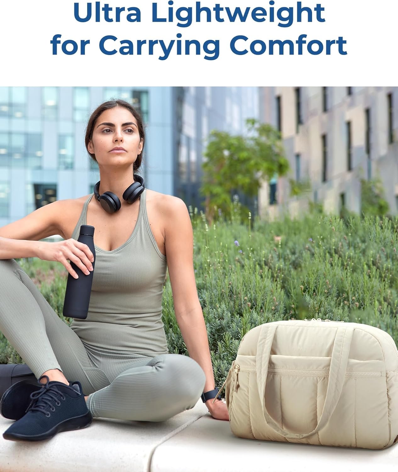 BAGSMART Gym Bag for Women, Duffle Bag for Travel with Wet Pocket, Lightweight Carry on Weekender Duffel, Water Resistant - Image 8