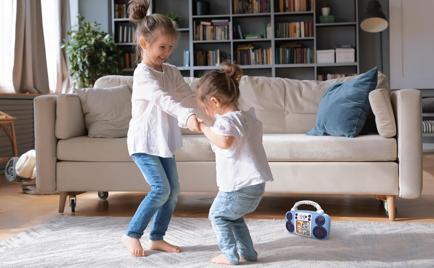 eKids Bluey Toy Music Player, Toy for Toddlers with Built-in Music, Bluey Toys Make Great Stocking Stuffers for Kids - Image 3