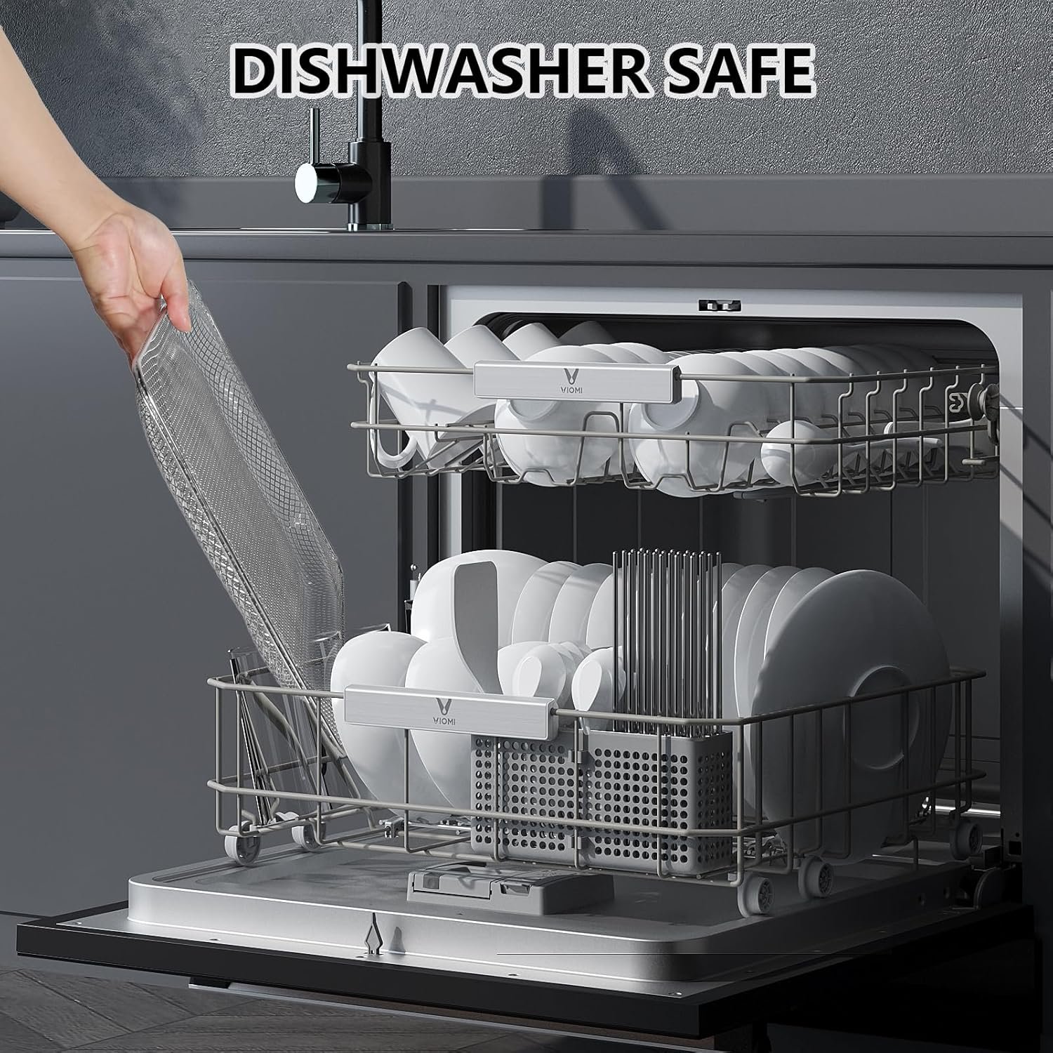 Air Fryer Basket Compatible with Ninja Foodi SP100, FT102, SP102, SP101, SP101C 8-in-1 Digital Air Fry Oven - Image 6