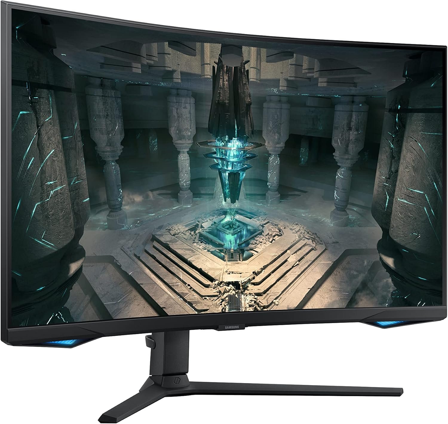 Samsung 32" Odyssey QHD G65B Curved Gaming Monitor, 240Hz, 1ms (GTG), HDR 600, Gaming Hub, 1000R, AMD FreeSync Premium Pro, LS32BG652ENXGO - Image 3