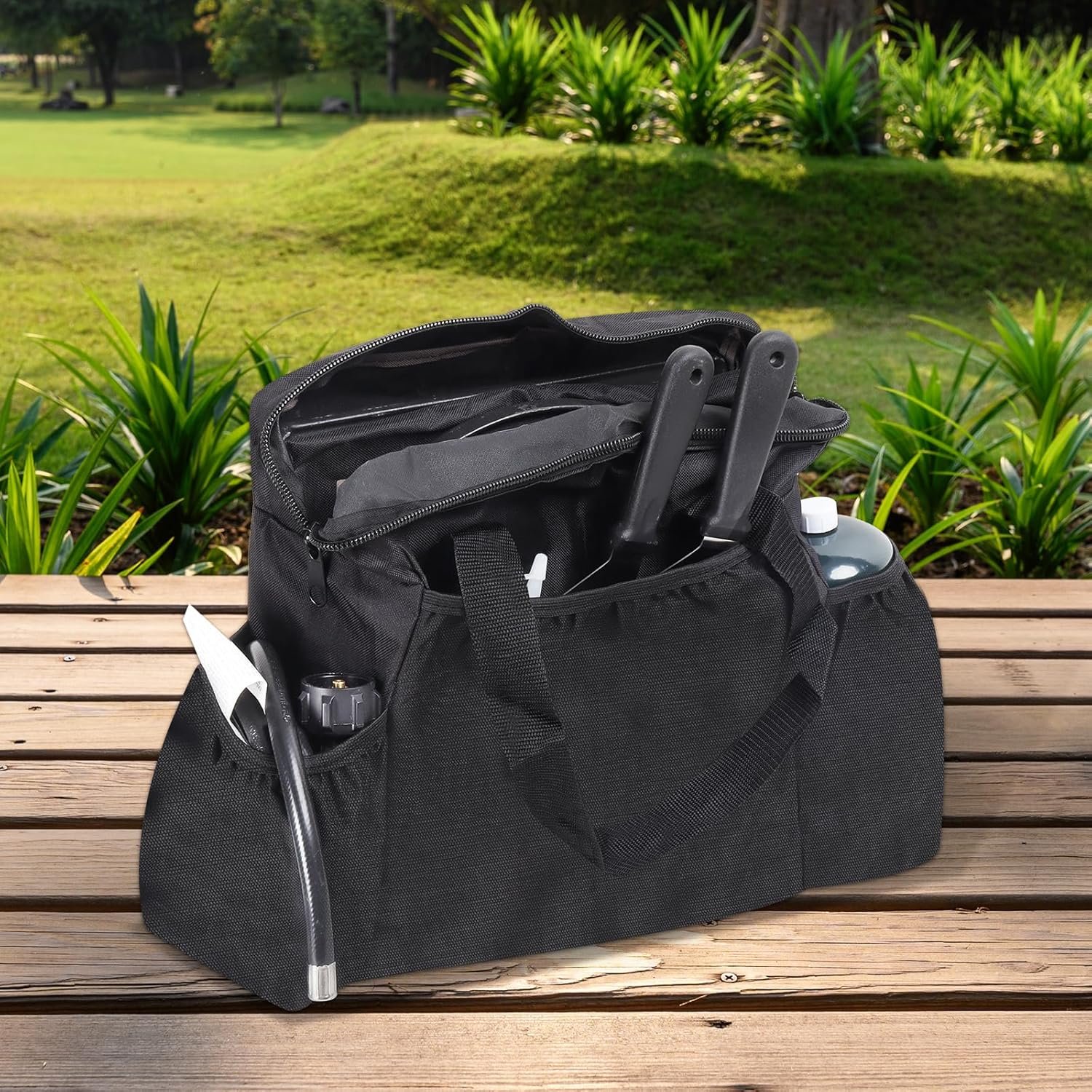 Carry Case for Coleman Road Trip 285/225/LX/LXE/LX Grill Grates, Portable Grill Accessories Organizer for Outside, Compatible with Swaptop Cast Iron - Image 7