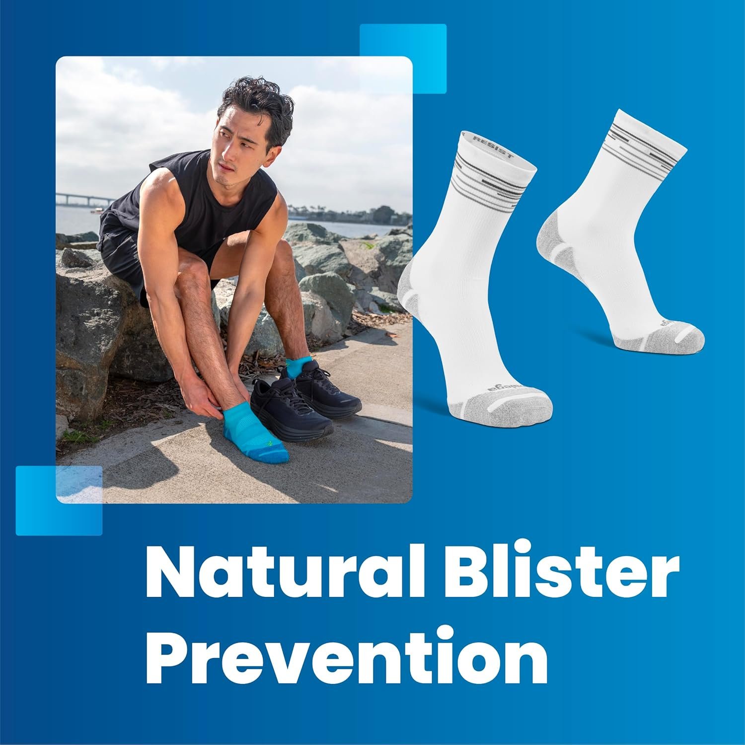 Balega womens Blister Resist Performance Quarter Athletic Running Socks (1 Pair) - Image 2