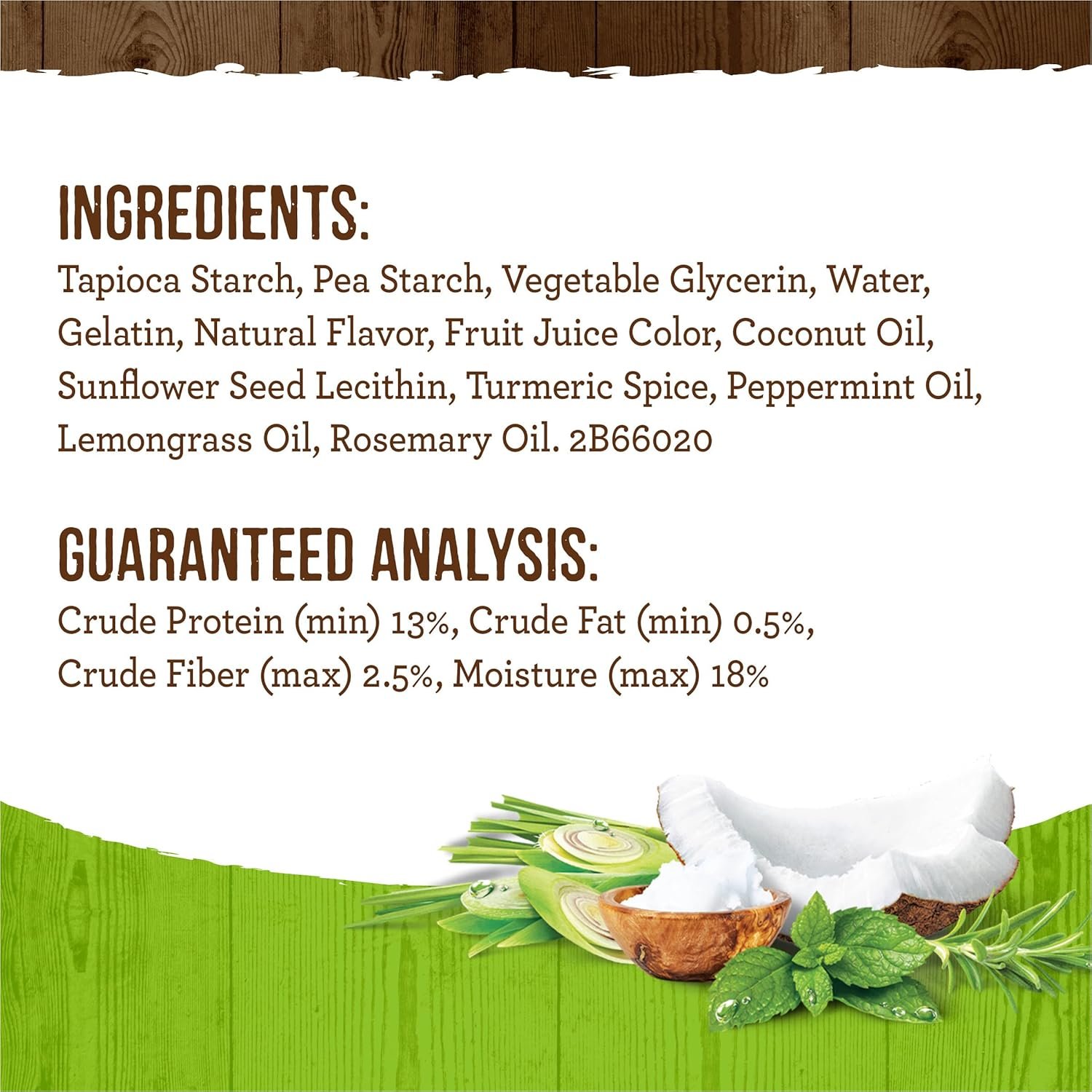 Merrick Fresh Kisses Natural Dental Chews Infused With Coconut And Botanical Oils For Tiny Dogs 5-15 Lbs - 78 ct. Box - Image 4