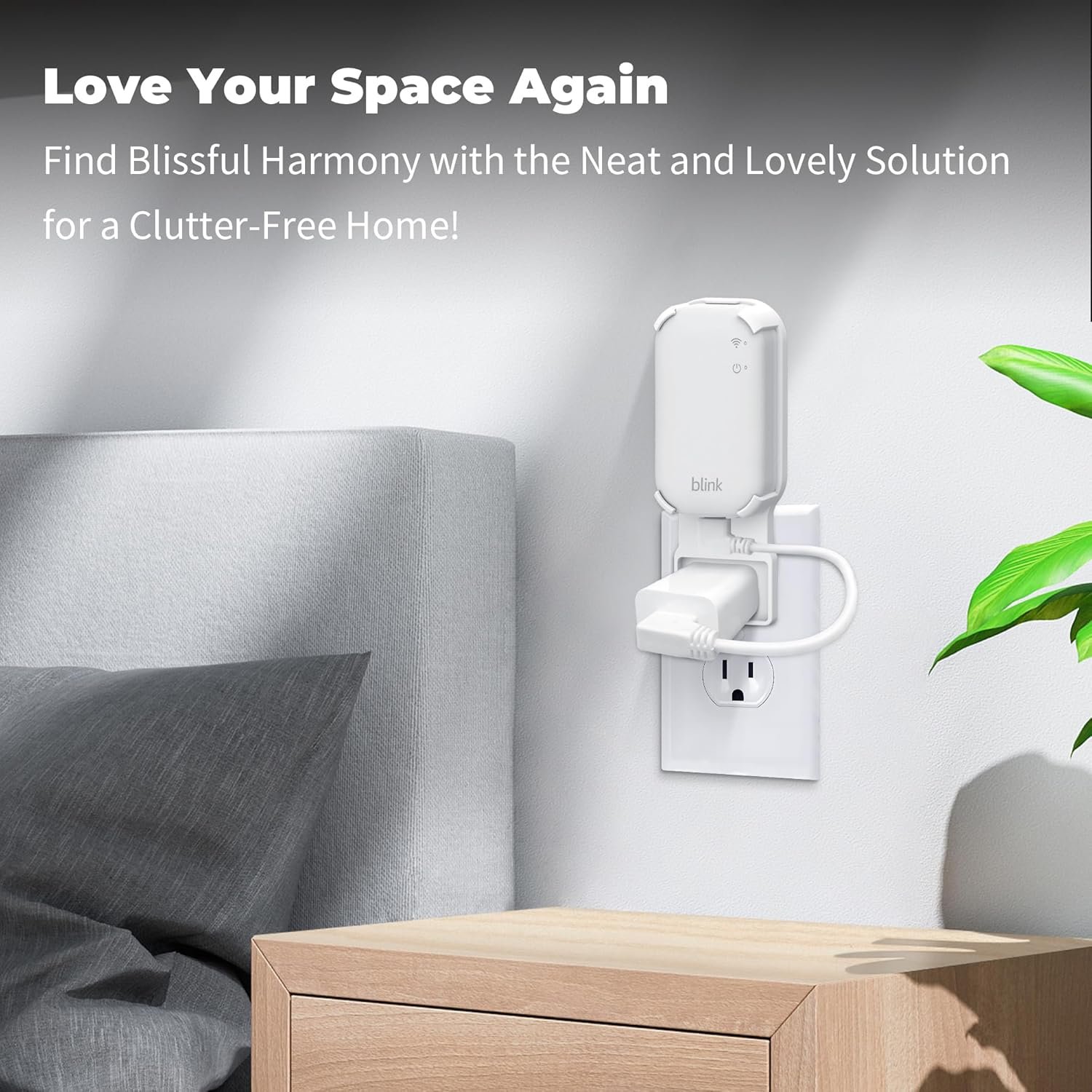 Wall Mount for Blink Sync Module Core with Short Cable - Save Space - No Messy Wires - Easy Move Mount Bracket Holder for Blink Outdoor Indoor Security Camera - Image 5