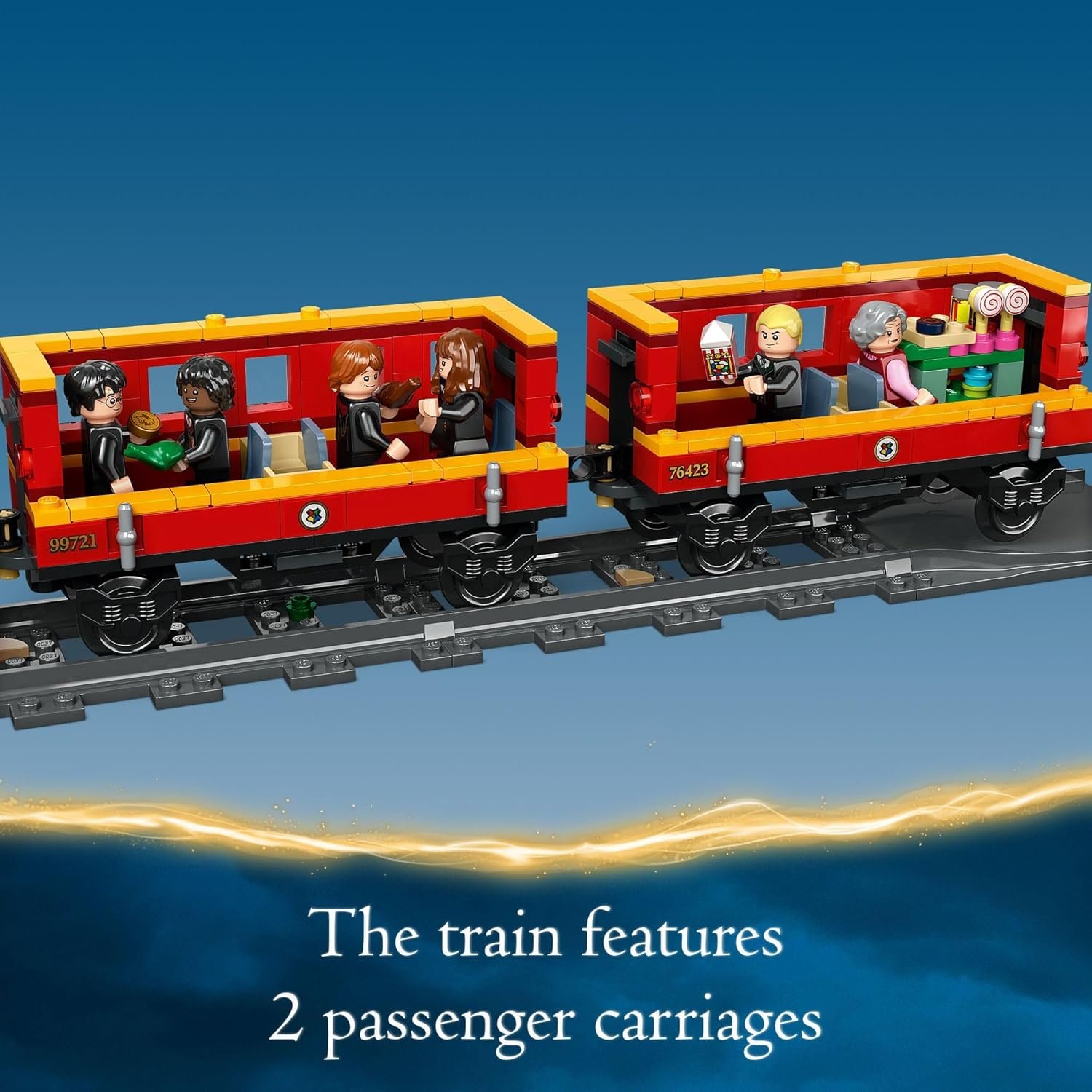 LEGO Harry Potter Hogwarts Express & Hogsmeade Station Building Toy - Pretend Play and Display Decor for Boys & Girls, Ages 8+ - Gift Idea for Birthdays - 76423 - Image 3