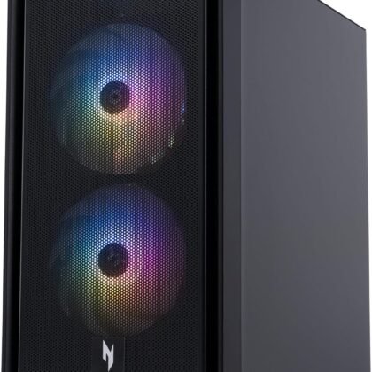 Acer Nitro 60 N60-640-UR21 Gaming Desktop | Intel Core i5-14400F 10-Core Processor | NVIDIA GeForce RTX 5060 Graphics (614 AI Tops) | 16GB DDR5 | 1TB PCIe Gen 4 SSD | Wi-Fi 6 | Gigabit Ethernet