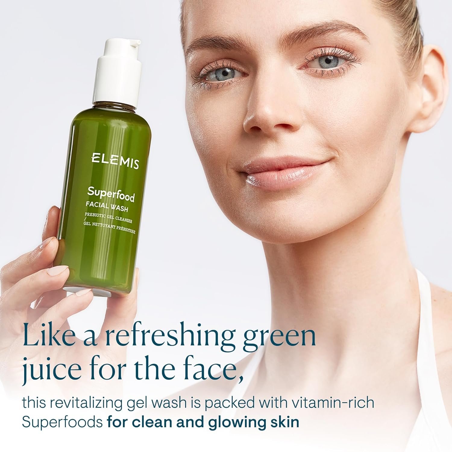 ELEMIS Superfood Facial Wash | Revitalizing Daily Prebiotic Gel Wash Gently Cleanses, Nourishes, and Balances Skin for a Fresh, Glowing Complexion - Image 2