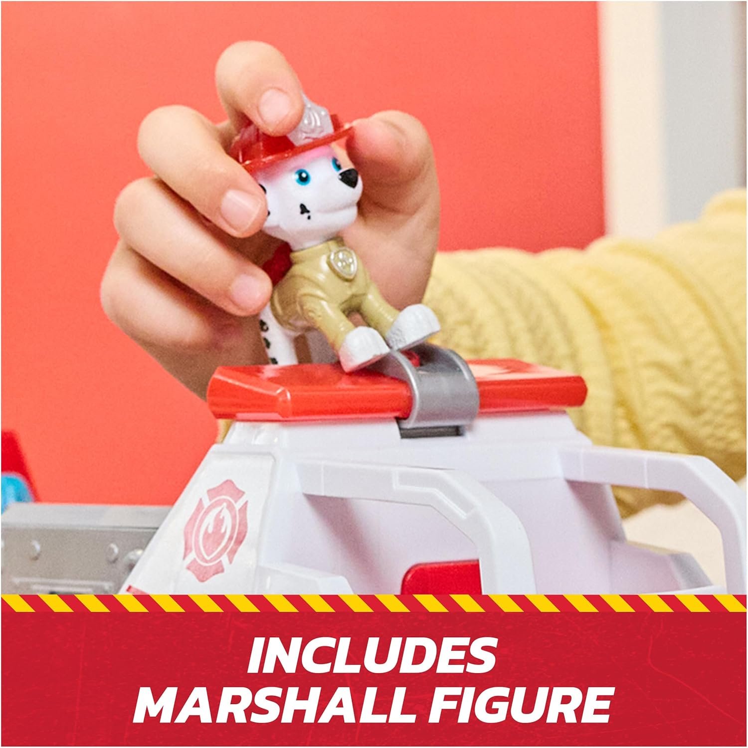 Paw Patrol Fire Rescue: Rapid Reload Fire Truck with Marshall Figure, Quick-Fire Launcher, Lights & Sounds, Kids Toys for Boys & Girls Ages 3 and Up - Image 6