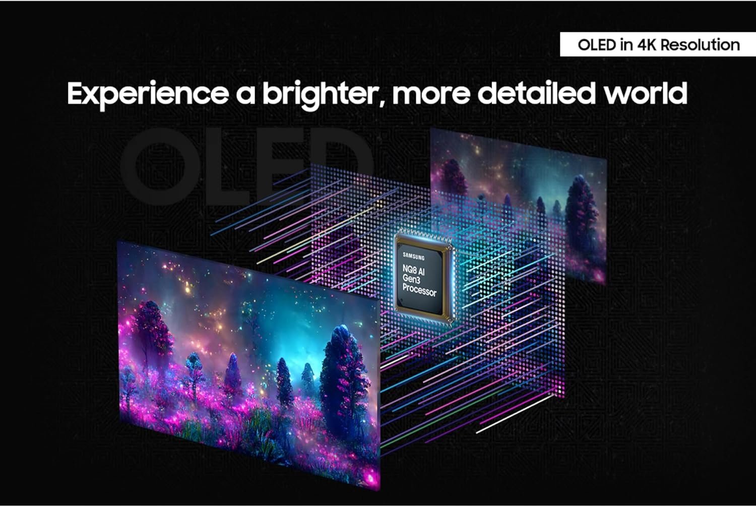 Samsung 32" Odyssey OLED G8 (G80SD) Series 4K UHD Smart Gaming Monitor w QD-OLED, 240Hz 0.03ms, G-Sync Compatible, Glare-Free Display, Sleek Metal Design, LS32DG800SNXZA, 3 Yr Warranty - Image 5