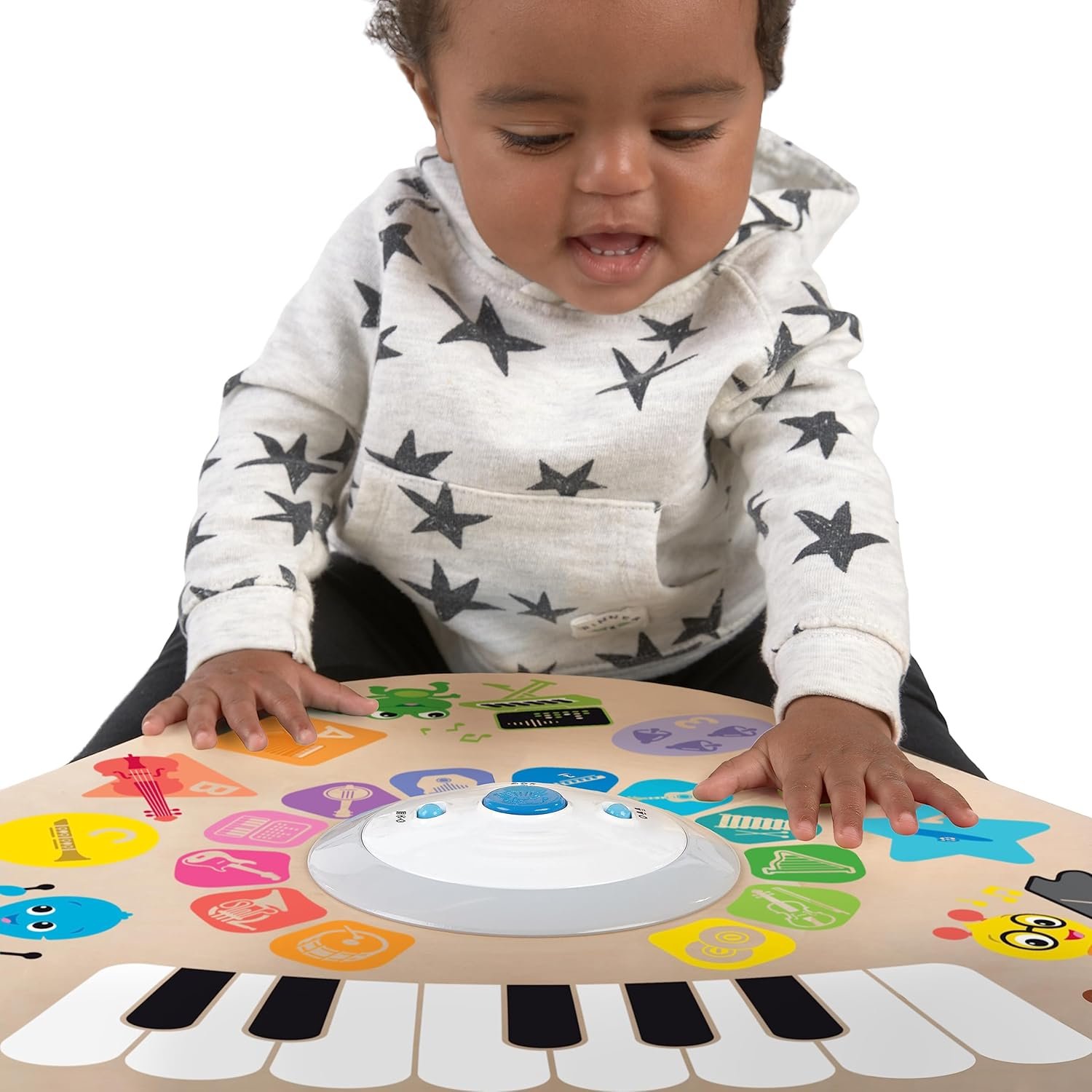 Baby Einstein Clever Composer Tune Table Magic Touch Electronic Wooden Activity Toddler Toy, Ages 6 Months + - Image 7