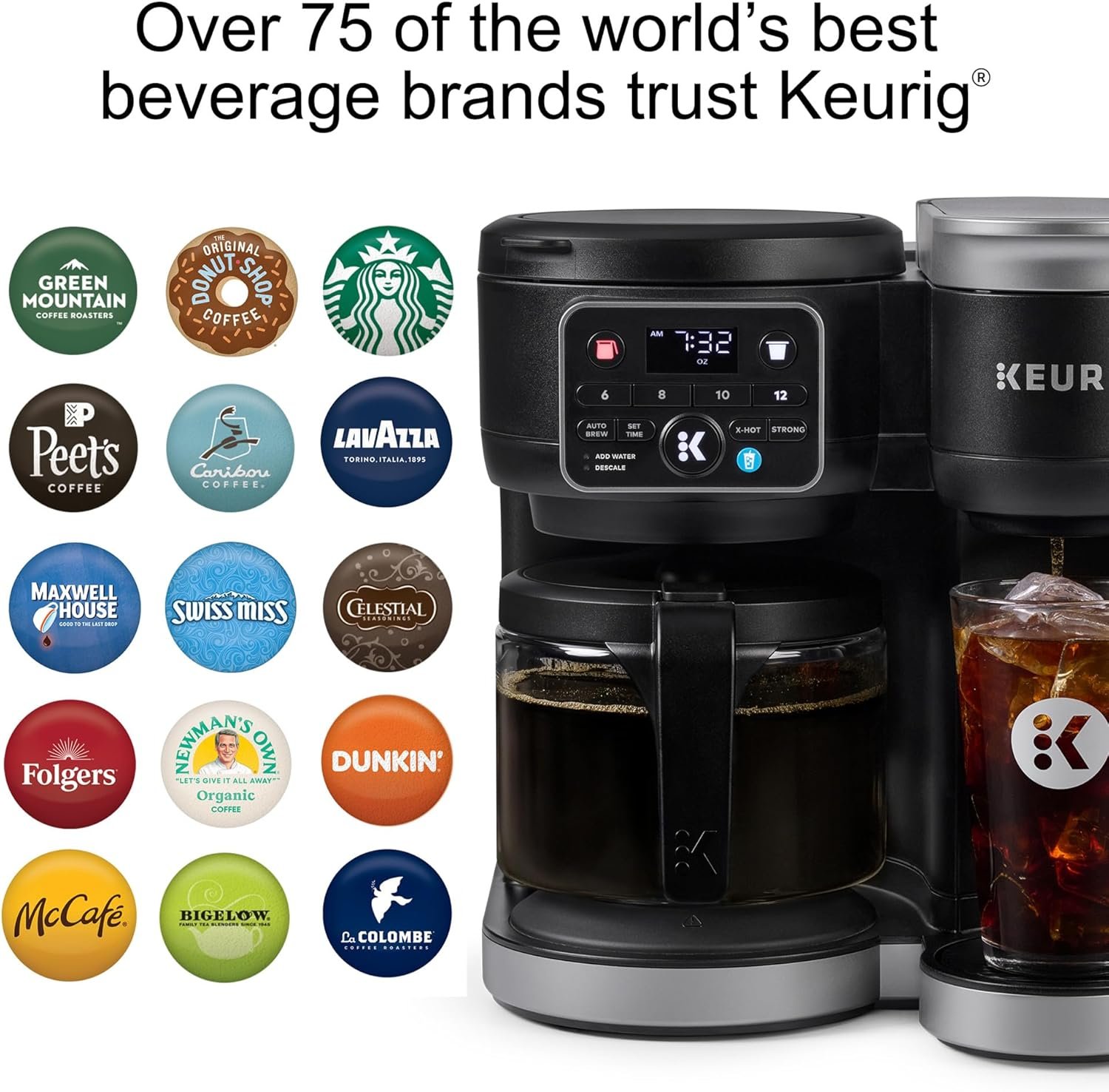 Keurig K-Duo Hot & Iced Single Serve & Carafe Coffee Maker – MultiStream Technology, 72oz Reservoir, Ideal for Holiday Hosting & Gift Giving (Gen 2) - Image 10