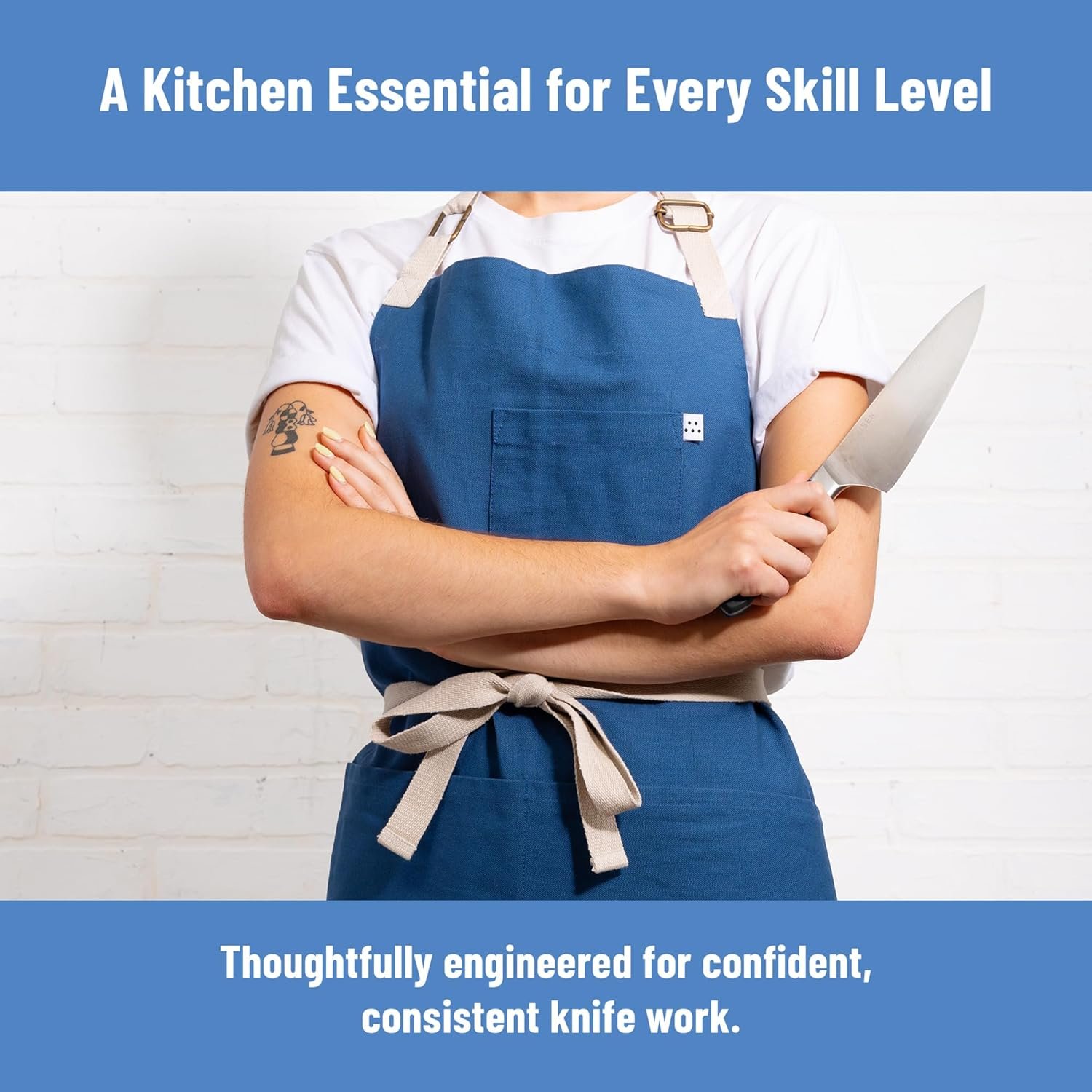 Misen 6.8" Chef Knife – High Carbon Japanese AUS-10 Stainless Steel – Hybrid German & Japanese Blade – Precision Kitchen Knife for Professionals & Home Cooks – Ultimate Cutting Performance - Black - Image 7