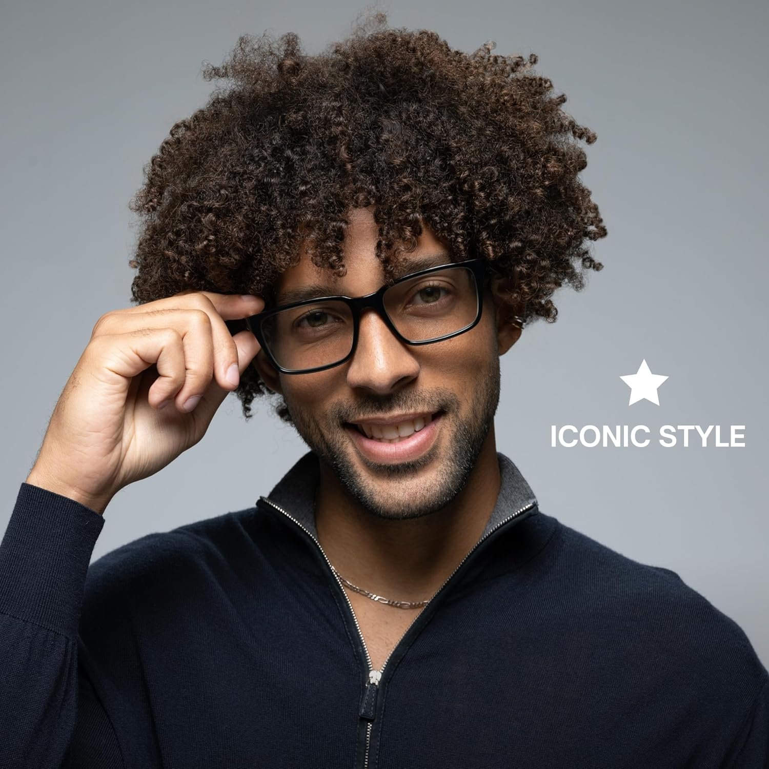 Lucyd Lyte (2025 Version) Smart Glasses for Men - Bluetooth Smart Eyewear with Light Adaptive Photochromic Lenses, Open Ear Speakers & Microphone - Darkside (Standard) - Image 7