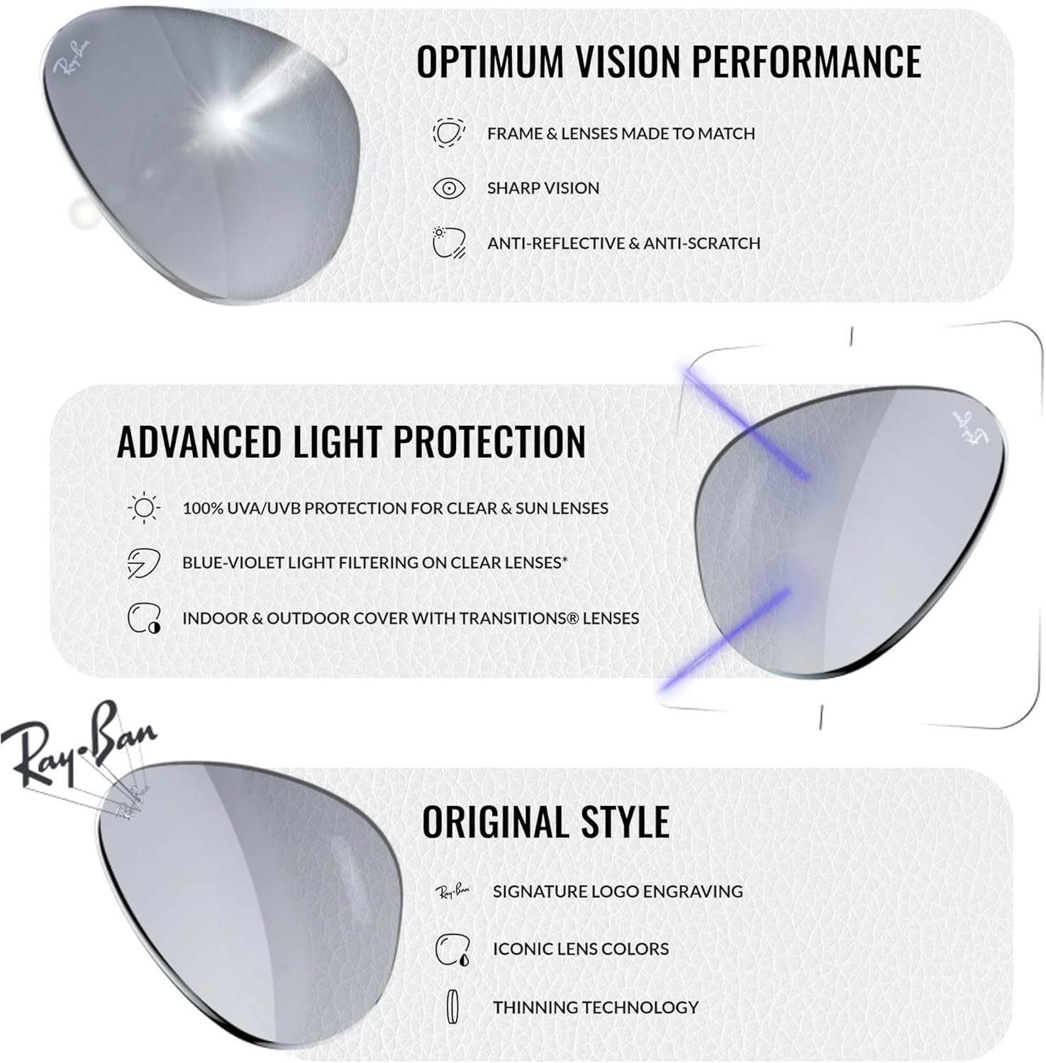 Ray-Ban RB2140 ORIGINAL WAYFARER CLASSIC Square Shaped Sunglasses for Men & Women with Official RAYBAN Eyewear Kit - Image 7