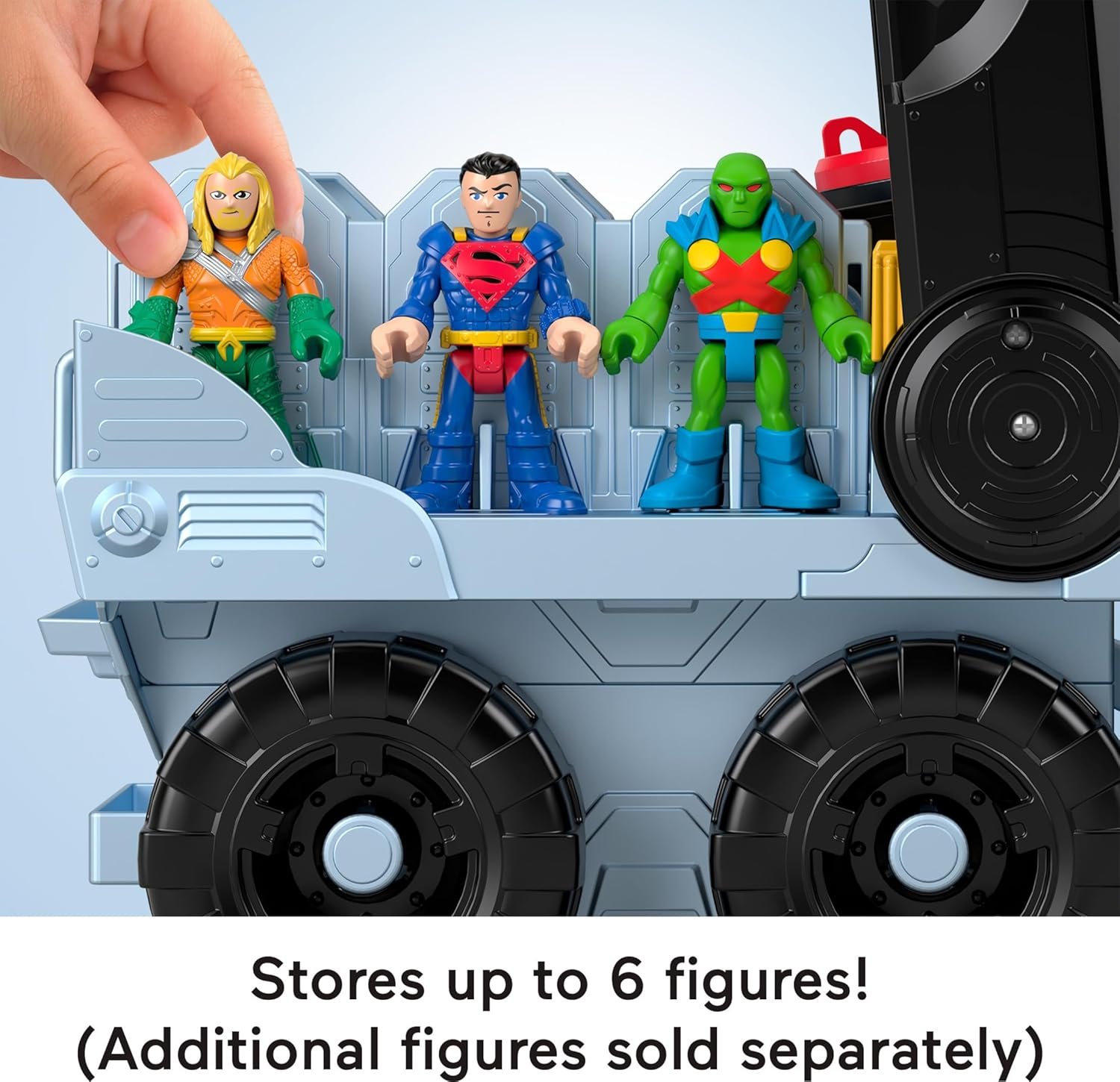 Fisher-Price Imaginext DC Super Friends Batman Toy Transforming Bat-Tank with Lights Sounds & Figure for Pretend Play Kids Ages 3+ Years - Image 5
