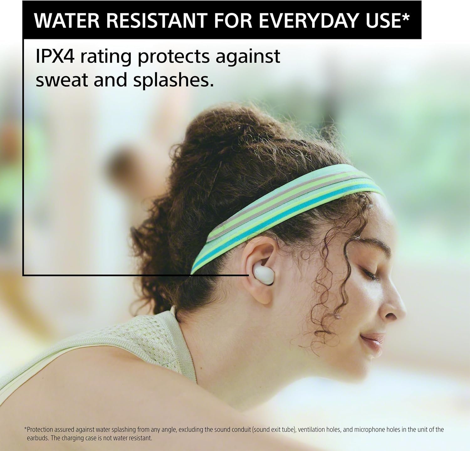 Sony LinkBuds Fit Truly Wireless Noise Canceling Earbud Headphones, Small & Light with Newly Developed Air Fitting Supporters, Black - Image 7