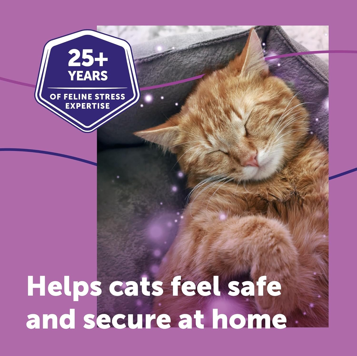 FELIWAY® Classic 6 x 30 Day Cat Calming Refills for Pheromone Diffuser, 6 x 48ml Value Pack - Helps Reduce Common Signs of Stress in Cats & Kittens, Enhanced Calming - Image 4