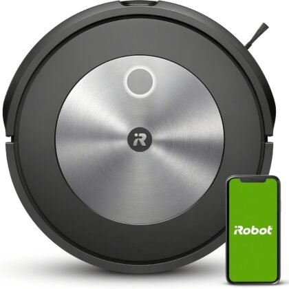iRobot Roomba j7 (7150) Wi-Fi Connected Robot Vacuum - Identifies and avoids Obstacles Like pet Waste & Cords, Smart Mapping, Works with Alexa, Ideal for Pet Hair, Carpets, Hard Floors, Roomba J7