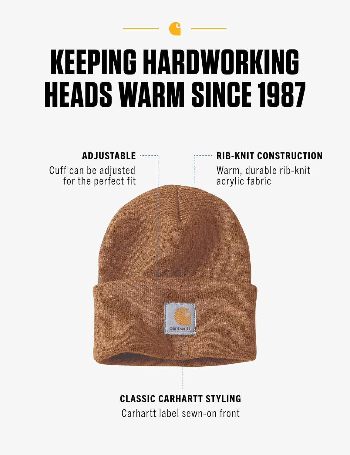 Carhartt Men's Knit Cuffed Beanie - Image 2