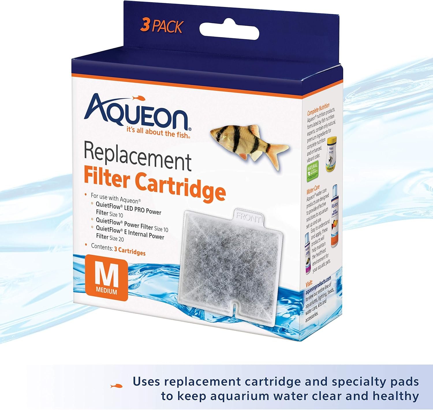 Aqueon QuietFlow 10 LED PRO Aquarium Fish Tank Power Filter For Up to 20 Gallon Aquariums - Image 6