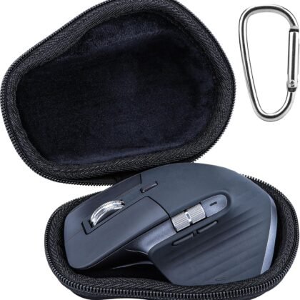 Storage Case Compatible with Logitech MX Master 4 / MX Master 3S / MX Master 3 / MX Matser 2S Advanced Mouse (Graphite Case)
