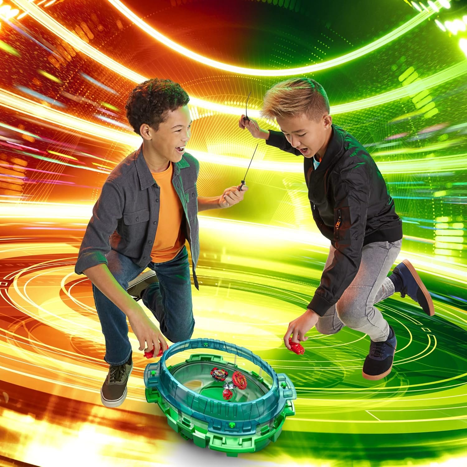 Hasbro F4694 / F4694AS00 / F4694AS00 Beyblade Burst QuadDrive Interstellar Drop Battle Set Game - Image 7