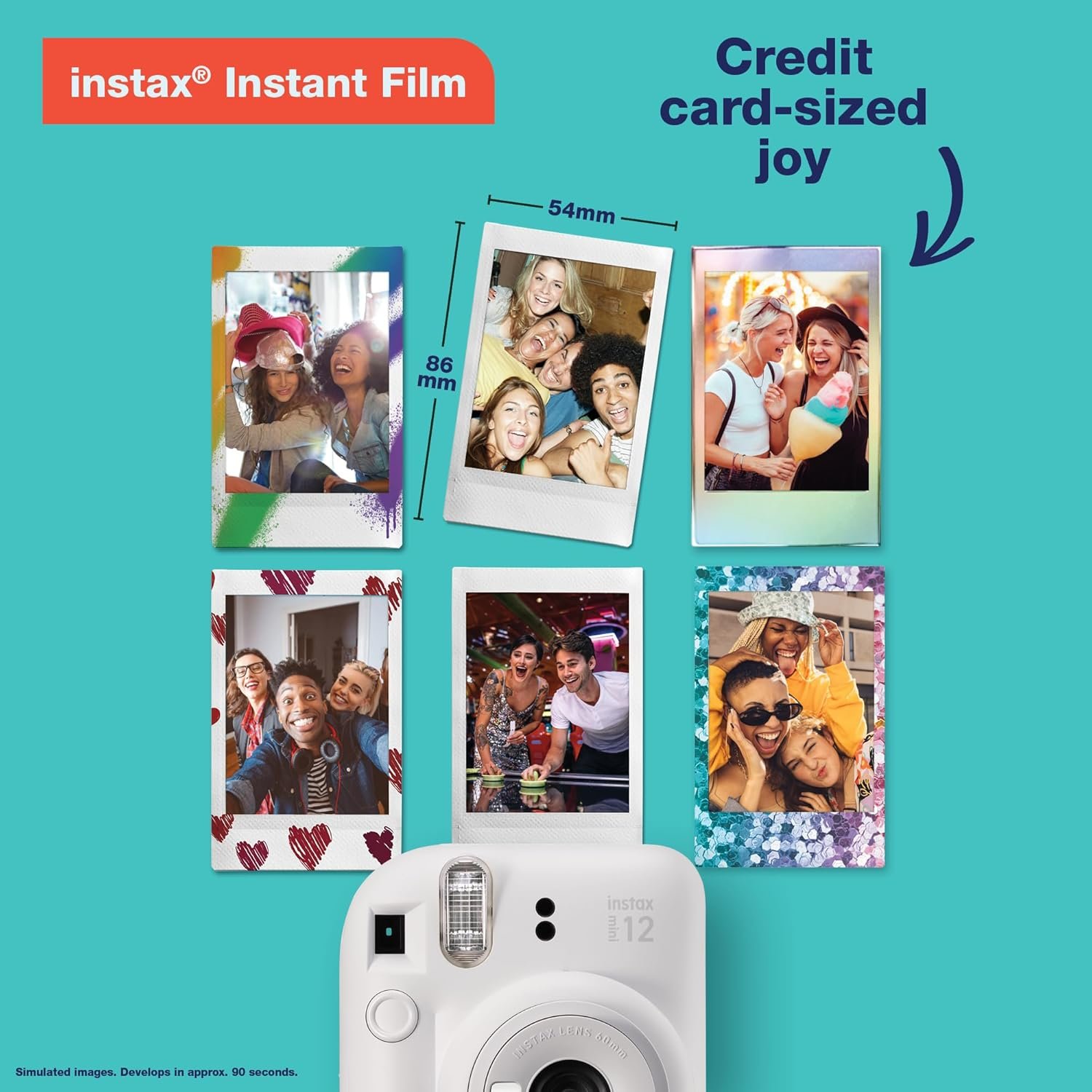 Fujifilm Instax Mini 12 Instant Film Camera - Pastel Blue - Image 6