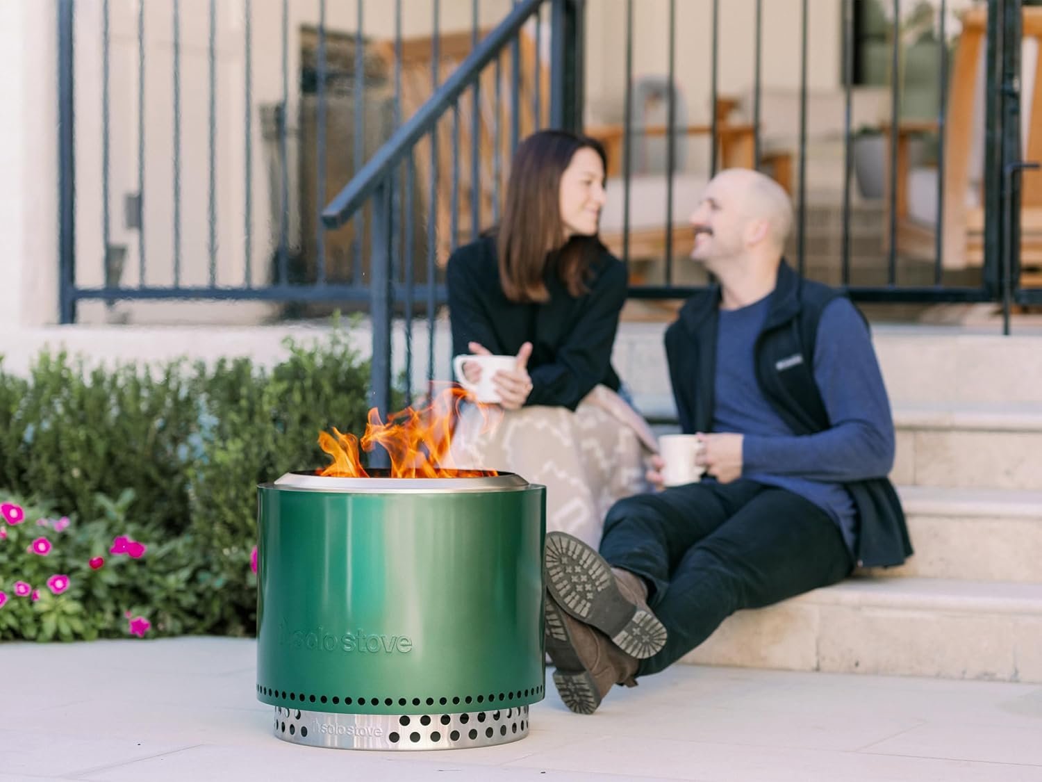 Solo Stove Bonfire 2.0 with Stand, 19.5 Inch Smokeless Fire Pit with Removable Ash Pan - Portable Outdoor Fire Pit - Stainless Steel Wood Burning Fireplace, Ideal for 4-6 People, 21.75 lbs, Cascade - Image 8