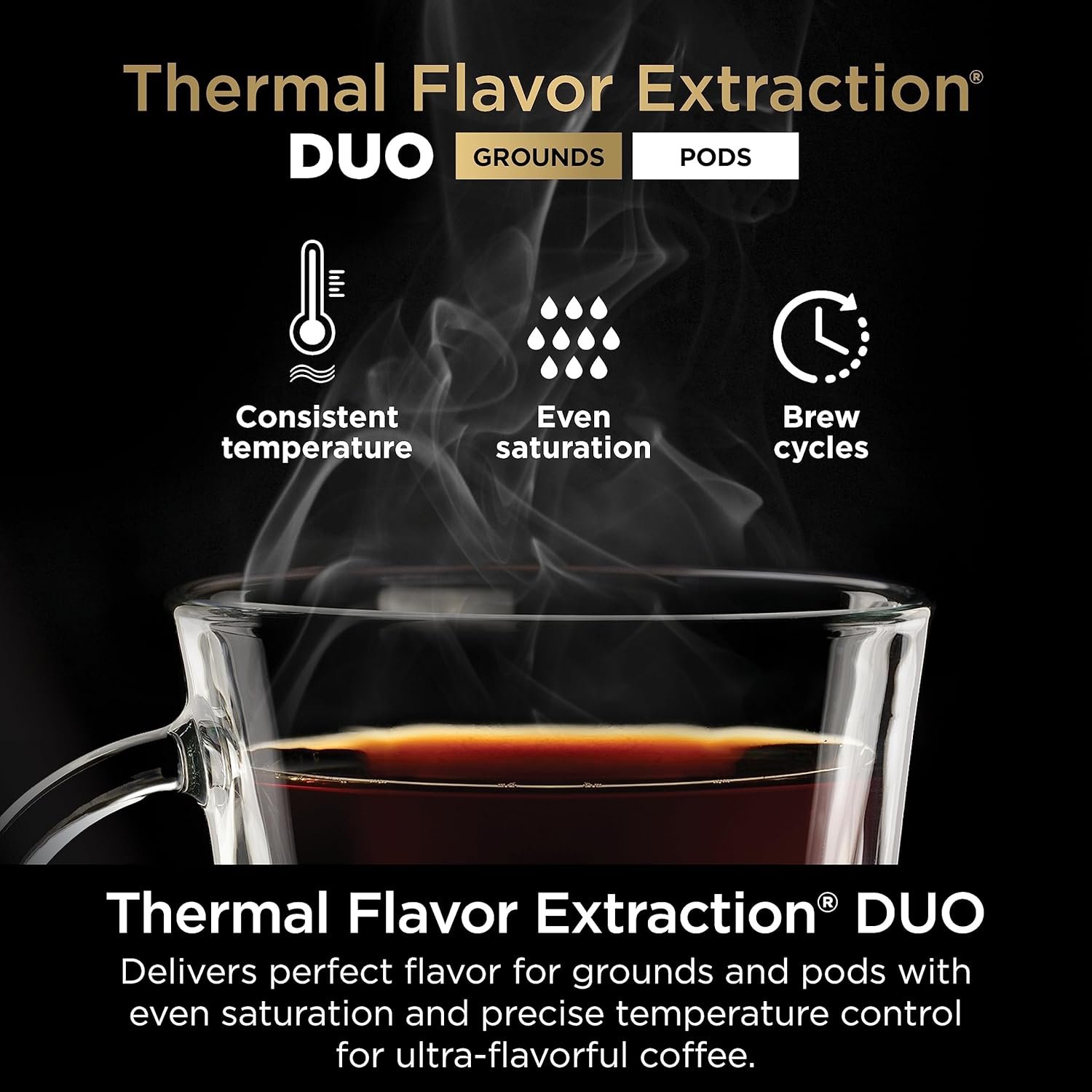 Ninja | Drip Coffee Maker | DualBrew Pro Hot & Iced Coffee Machine | Use with K-Cup Coffee Pods | 3 Brew Styles (Classic, Rich, & Iced) | 60oz Removable Reservoir & Dishwasher Safe | Black | CFP101 - Image 8