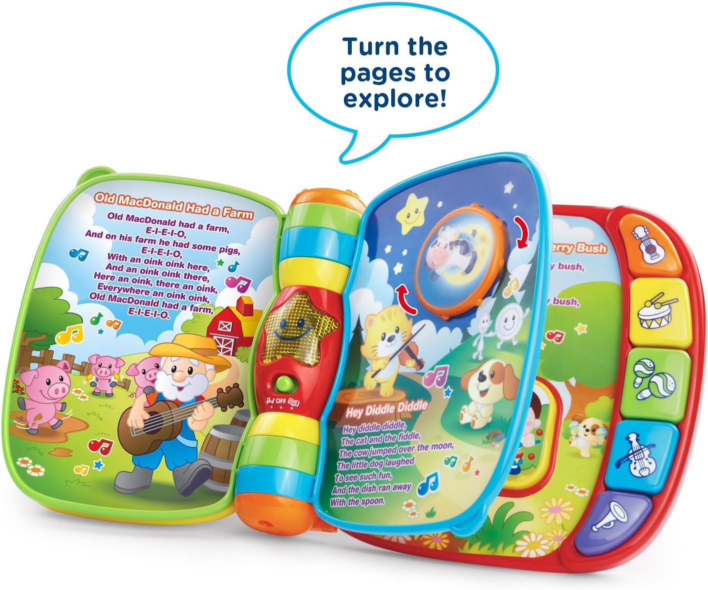 VTech Musical Rhymes Book, Red - Image 2