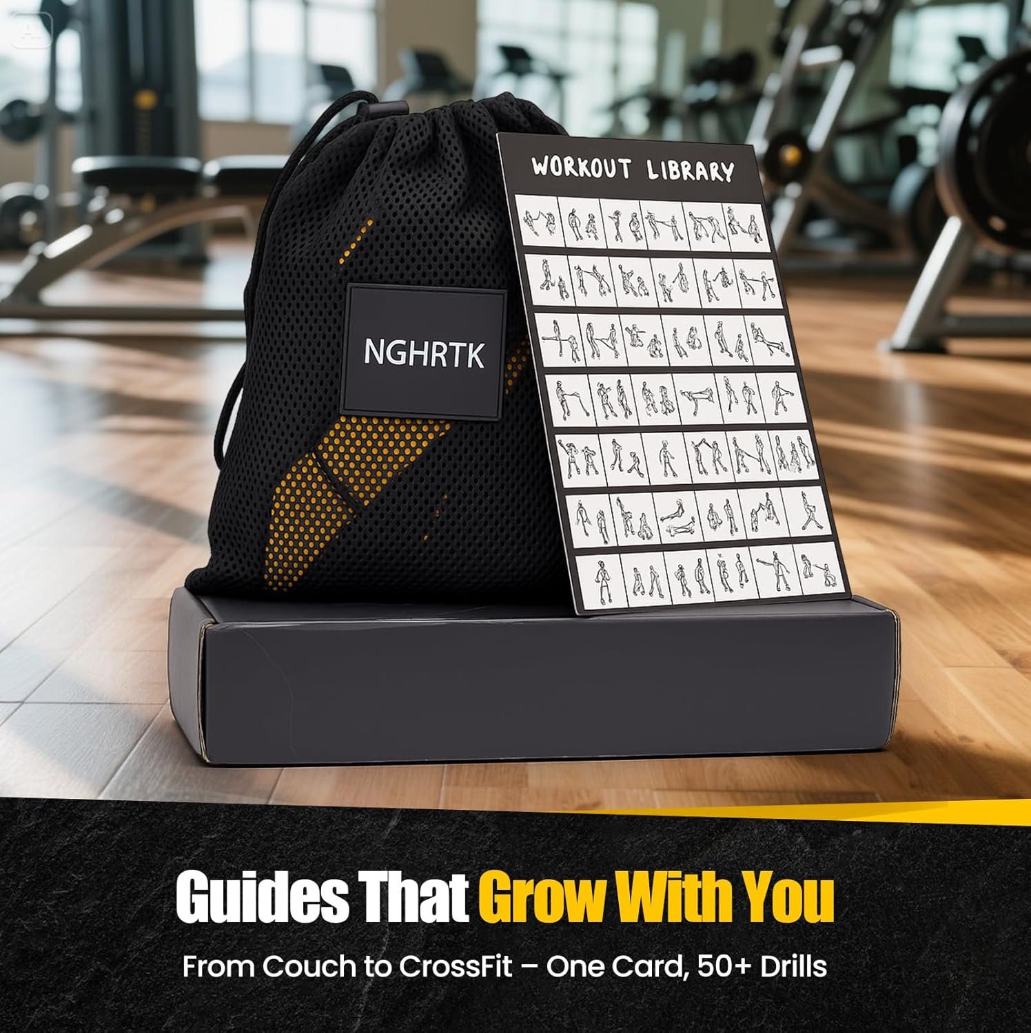 Home Suspension Training Kit with Suspension Trainer, Straps & Bands – Adjustable Full-Body Workout System for Home Gym, Yoga, Pilates, Travel | Compact Design - Image 4