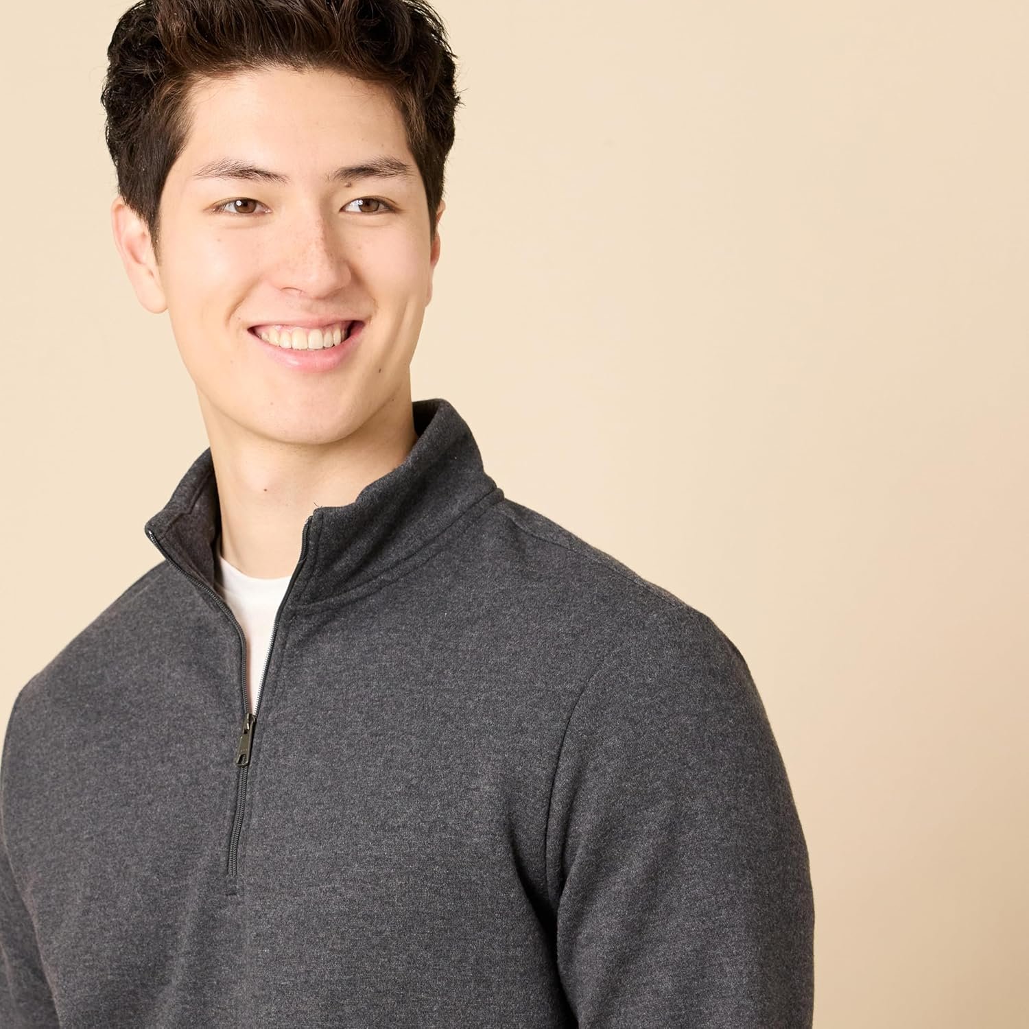 Amazon Essentials mens Long-Sleeve Quarter-Zip Pullover Fleece Sweatshirt - Image 4