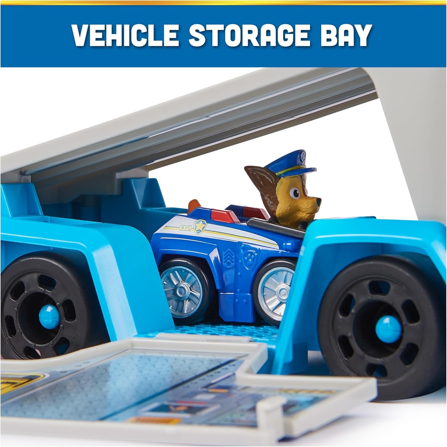 Paw Patrol: Pup Squad Patroller Team Vehicle, Toy Truck with Collectible Chase Toy Car, Kids Toys for Boys & Girls Ages 3+ - Image 7