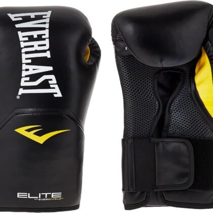 Everlast Elite Pro Style Training Gloves, Black, 16 Oz
