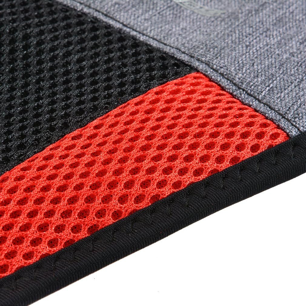 ROCKBROS Bicycle Trainer Sweat Net Frame Guard Absorbs Sweat Black Red - Image 7