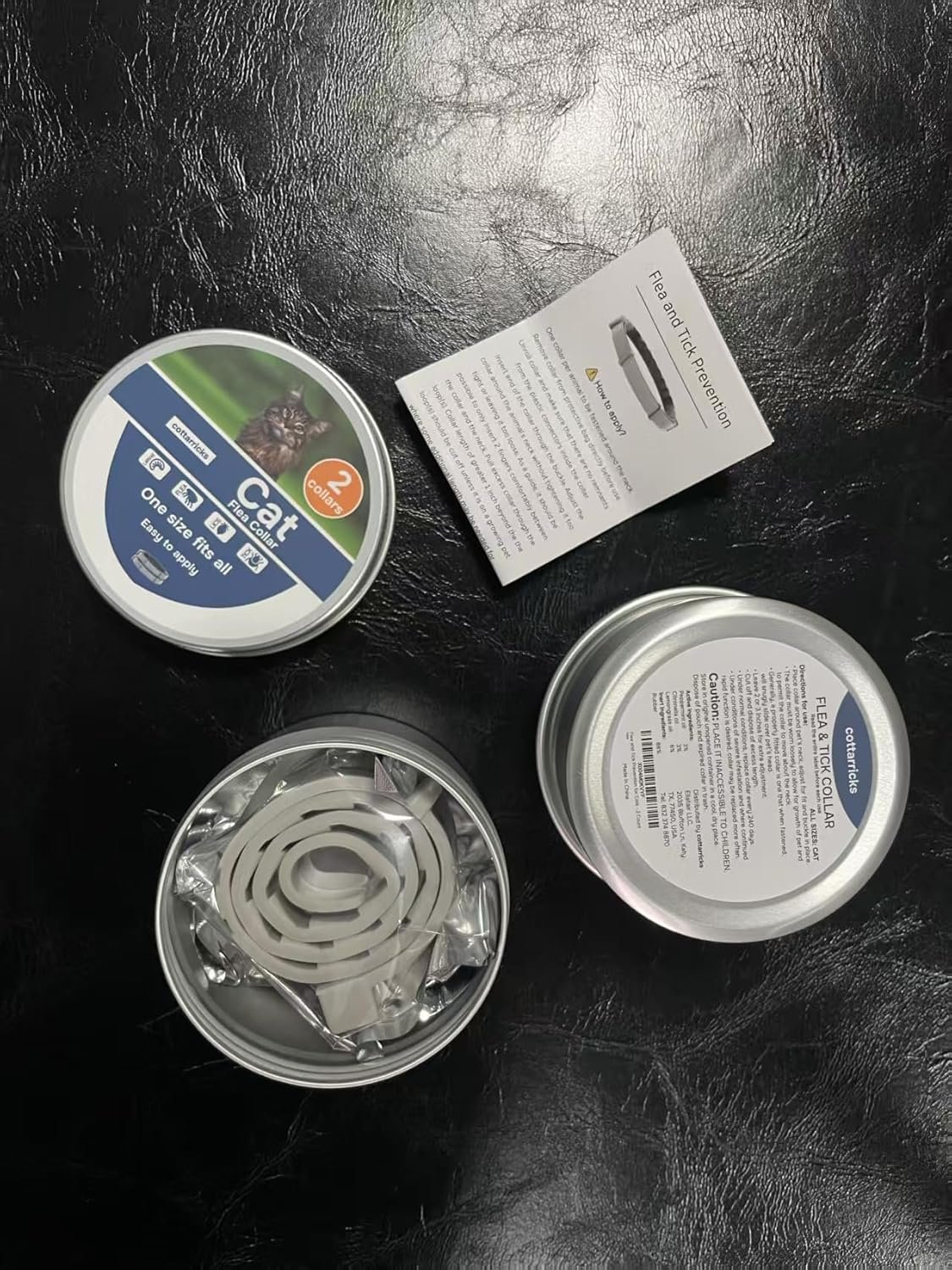 Flea and Tick Prevention for Cats - Collar - 2 Count - Adjustable - Image 8