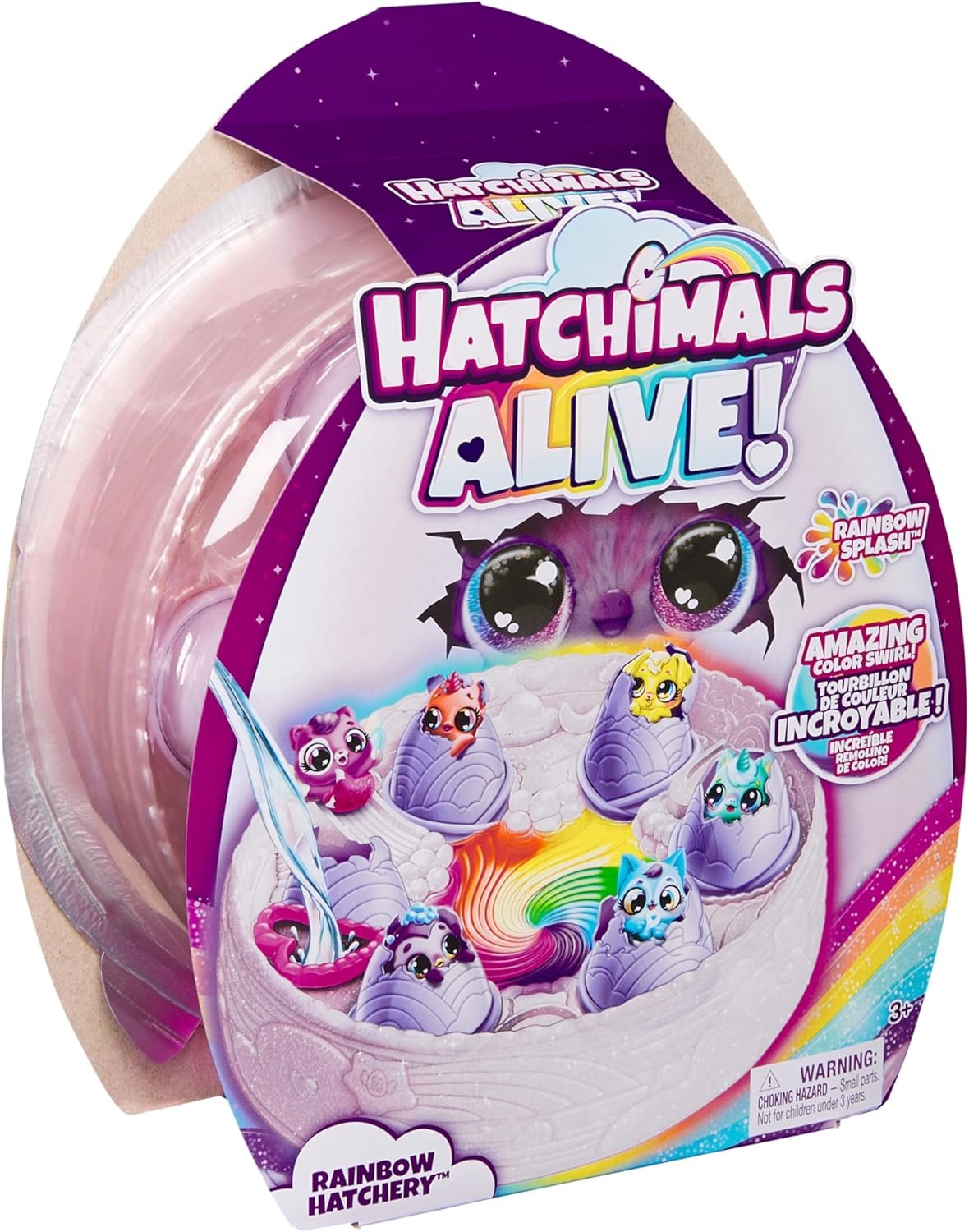 Hatchimals Alive, Rainbow Hatchery with 6 Mini Figures in Color Reveal Eggs & Over 10 Accessories, Gifts & Stocking Stuffers for Girls & Boys Ages 3 & up - Image 8