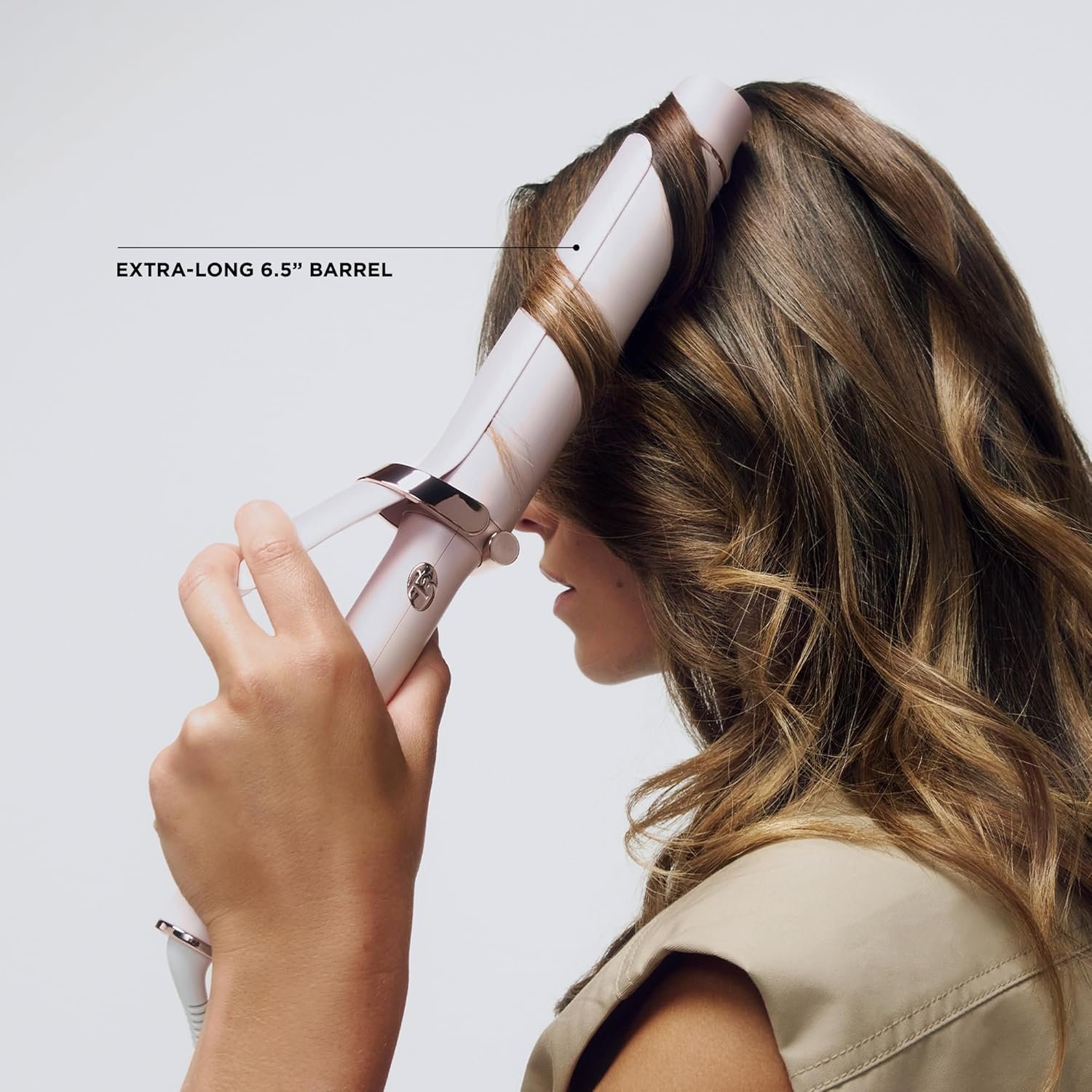 T3 SinglePass Curl X Extra-Long Barrel 1", 1.25", 1.5" Curling Iron with 9 Heat Settings and Ceramic Barrel for Fast Styling and Lasting Results on All Hair Types - Image 4