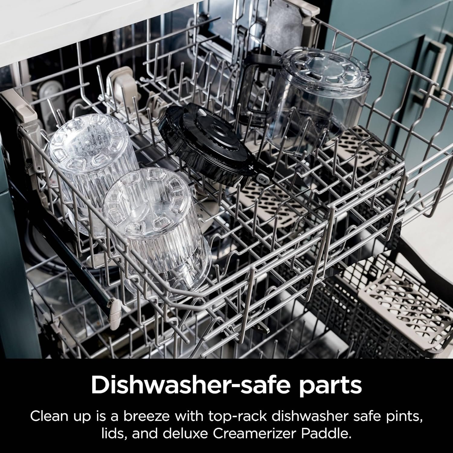 (Refurbished) Ninja NC501 CREAMi Deluxe 11-in-1 Ice Cream & Frozen Treat Maker with 2 XL Family Size Pint Containers, Dark Silver - Image 10