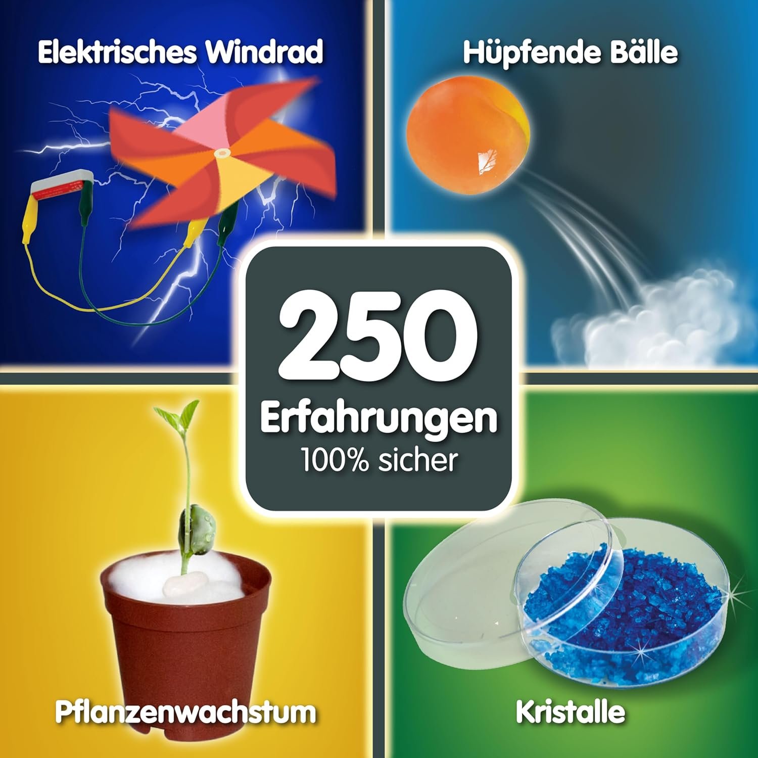 Science4you 250 Science Experiments for Kids – Have Hours of Fun with This Educational Science Kit, Learn Physics, Chemistry, Geology & Biology, Educational Toys, Gifts for Boys & Girls 8 9 10 11+ - Image 5